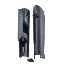 Protetores de Forquilha Racetech pretos para Husaberg FE, KTM EXC Sixdays i.e. EXC-F SX SX-F Gas EC 125 - 530 ccm Ano 1995 - 2016