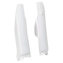 Protetores de Forquilha Racetech branco para Kawasaki KX F, Suzuki RM-Z 125 / 250 ccm Ano 2004 - 2006