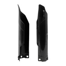 Protetores de Garfo Racetech pretos para Kawasaki KX 80 / 85 ccm Ano 2014 - 2024