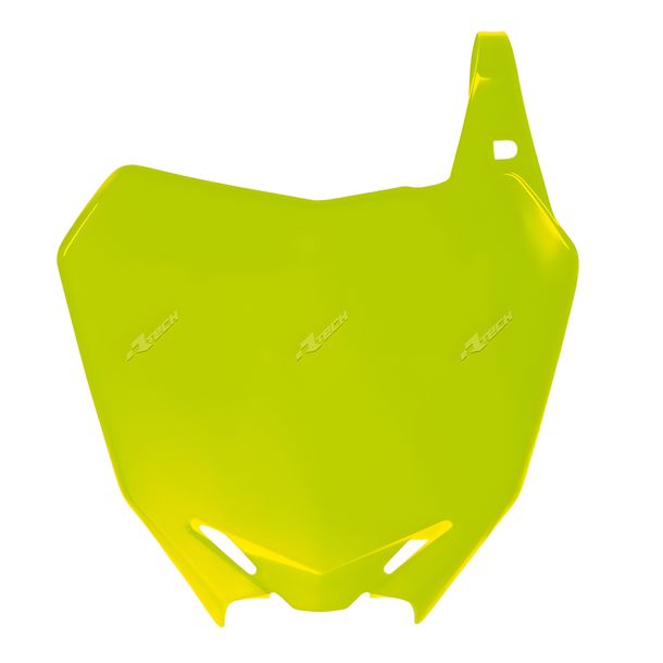 Placa de Número Frontal Racetech amarelo neon OEM para Suzuki RM-Z 250 / 450 ccm Ano. 2008 - 2018