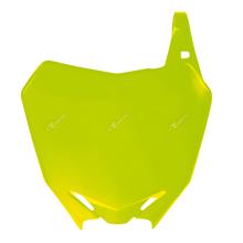 Front Number Plate Racetech neon yellow OEM for Suzuki RM-Z 250 / 450cc Year 2008 - 2018