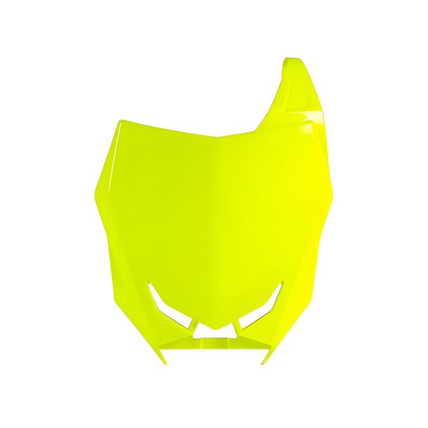 Placa de número dianteira Racetech amarelo neon OEM para Suzuki RM-Z 250 / 450 ccm Ano 2018 - 2023
