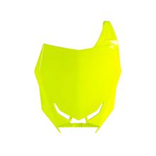 Front Number Plate Racetech neon yellow OEM for Suzuki RM-Z 250 / 450ccm Model Years 2018 - 2023