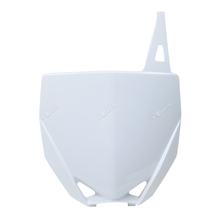 Racetech frontplaat wit voor Yamaha YZ 85ccm bouwjaar 2015 - 2021
