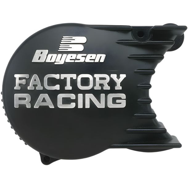 Cache culbuteur Boyesen Factory Racing Noir Aluminium pour Honda CRF F 50 ccm Année de fabrication 2004 - 2014