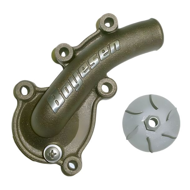 Wasserpumpendeckel Boyesen SuperCooler mit Laufrad für Honda CR R 125 ccm Bj. 2005 - 2007