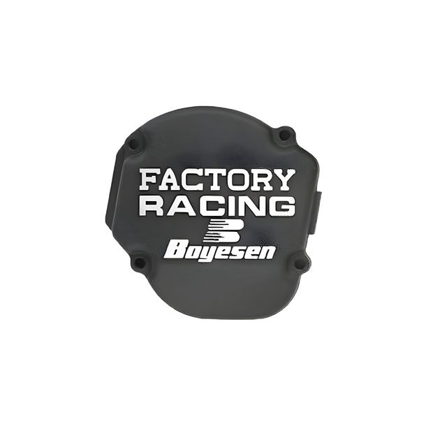Ignition Cover Boyesen Factory Racing black for Husqvarna TC, KTM SX 85cc Year 2003 - 2024