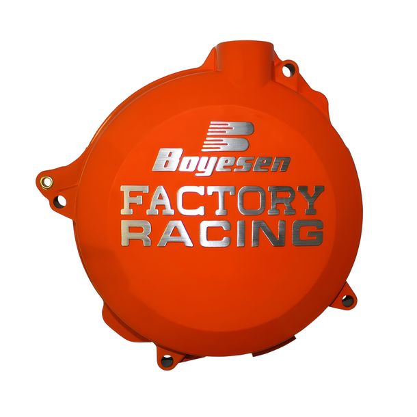 Koppeldeksel Boyesen Factory Racing Mat Oranje voor Husqvarna TC, KTM SX 85 / 105 cc bouwjaar 2003 - 2023