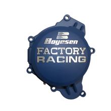 Couverture d'allumage Boyesen Factory Racing bleu pour Yamaha YZ 65 ccm Année de fabrication 2018 - 2024