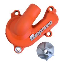 Wasserpumpendeckel Boyesen SuperCooler für Gas MC, KTM SX Husqvarna TX TC 125 / 150 ccm Bj. 2016 - 2023