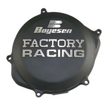 Kryt spojky Boyesen Factory Racing černý hliník pro Kawasaki KX 250 ccm Bj. 1993 - 2002