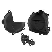 Set coperchi protezione frizione, accensione e pompa acqua Polisport, Beta RR Enduro Racing 200 / 250 ccm Anno 2019 - 2024