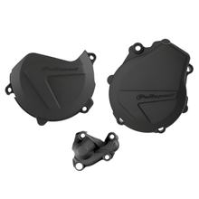 Kupplungs-, Zündungs- und Wasserpumpenschutzdeckel Set Polisport