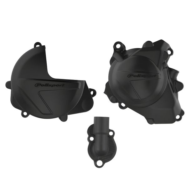 Polisport clutch, ignition and water pump protection cover set for Honda CRF R RX 450 ccm Year 2017 - 2024
