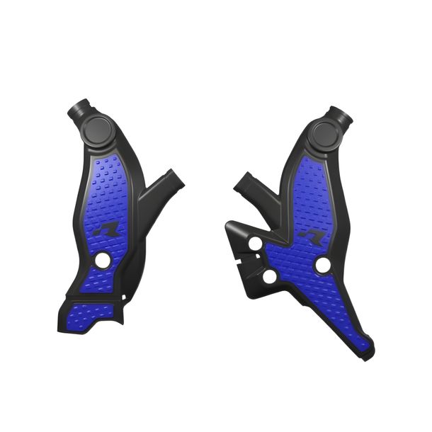 Protecteur de cadre latéral antidérapant à double injection Racetech T7 Revolution pour Yamaha Tenere 700 ccm Année 2018 - 2023