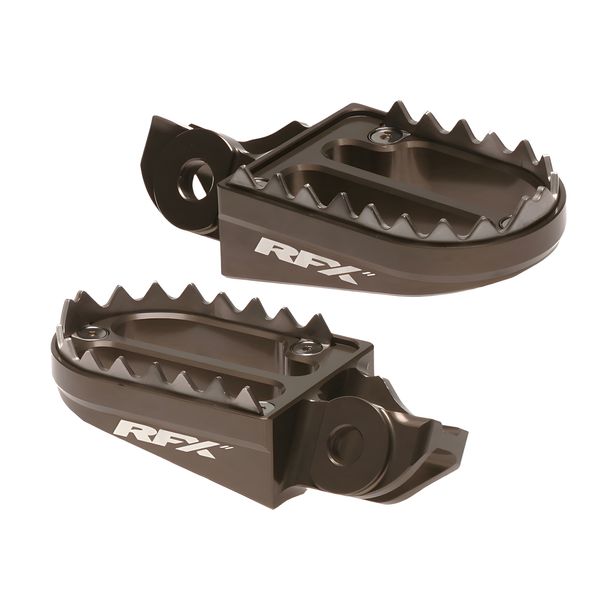 Repose-pieds RFX Pro 2 anodisés durs de 57 mm pour KTM EXC Sixdays EXC-F SX SX-F Racing 85 - 500 ccm Année 2016 - 2024