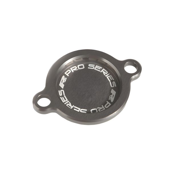 Ölfilterdeckel RFX Pro mineralgrau Aluminium 7075-T6 für KTM EXC-F Sixdays SX-F Racing 250 - 450 ccm Bj. 2011 - 2024