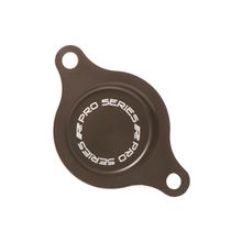 Ölfilterdeckel RFX Pro hart eloxiert Aluminium 7075-T6 für Honda CRF R RE X XRL 450 ccm Bj. 2009 - 2016