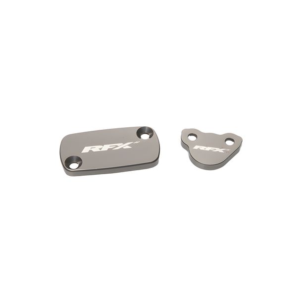 Behälterabdeckung RFX Pro mineralgrau CNC-gefräst für Honda CR R CRF RX 125 - 450 ccm Bj. 2002 - 2024