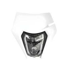 Lampada frontale Racetech LED omologata 3100 2100 lumen 6500K per KTM EXC Sixdays EXC-F SX SX-F 125 - 250 ccm Anno 2023 - 2024