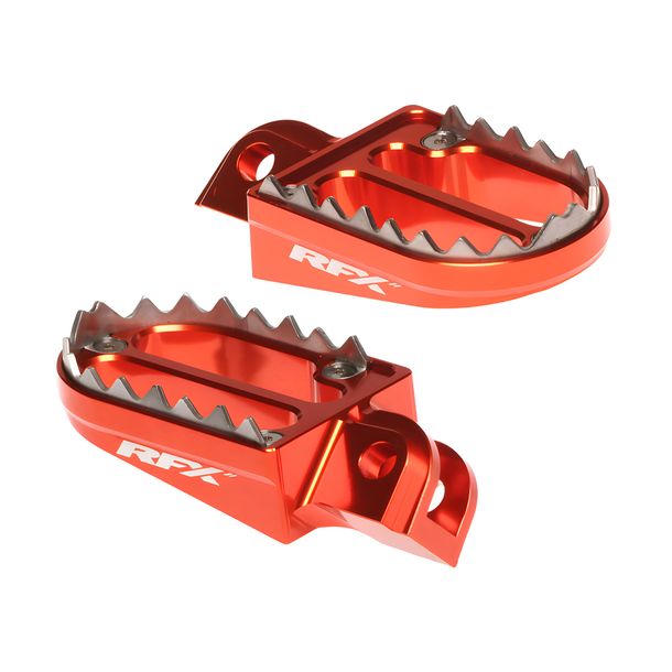 Fußrasten RFX Pro 2 Serie 57mm hart eloxiert für KTM EXC Sixdays 2 Racing 4 i.e. EXC-F SX 1 50 - 700 ccm Bj. 1998 - 2024