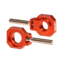 RFX Pro 7075 aluminium afstelblokken voor de achteras, Gas EC F, Husqvarna FC 250 - 501 ccm Jaar 2023 - 2024