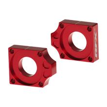 Blocchi di regolazione dell'asse posteriore RFX Pro 2 lavorati a CNC per KTM SX SX-F Racing 125 - 450 ccm Anno 2013 - 2022