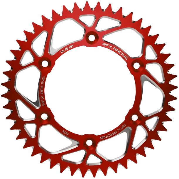 Pignone in alluminio 7075 lavorato a CNC RFX Pro Series Elite 520 per Suzuki RM RM-Z RMX Z DR S 125 - 450 ccm Anno 1976 - 2024