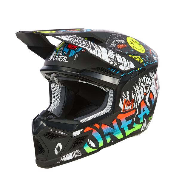 Motocross Youth Helm O'Neal 3SRS Rancid ECE22.06 / Quin ready Motorradhelm MX – Bild 3