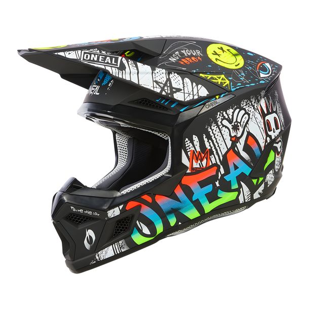Motocross Youth Helm O'Neal 3SRS Rancid ECE22.06 / Quin ready Motorradhelm MX – Bild 2