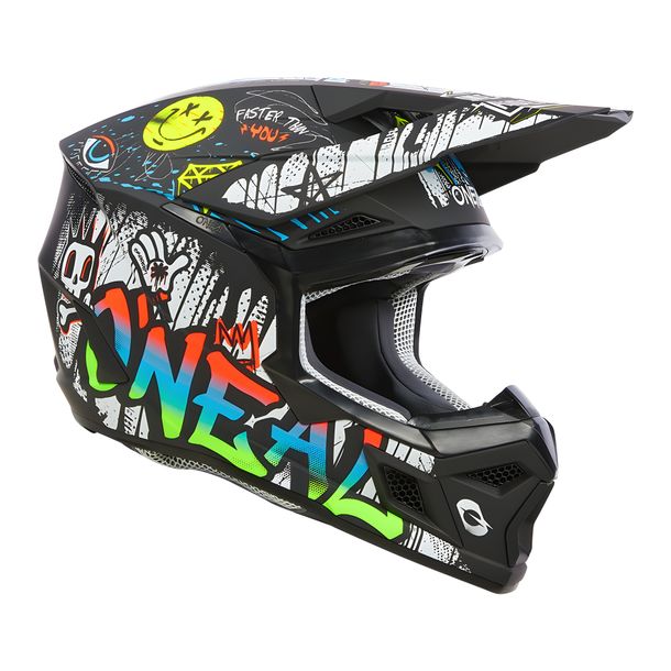 Motocross Youth Helm O'Neal 3SRS Rancid ECE22.06 / Quin ready Motorradhelm MX – Bild 5