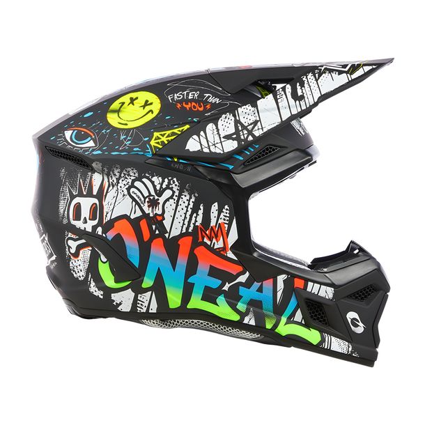 Motocross Youth Helm O'Neal 3SRS Rancid ECE22.06 / Quin ready Motorradhelm MX – Bild 4