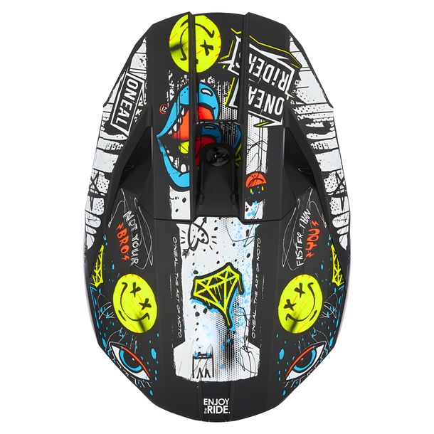 Motocross Youth Helm O'Neal 3SRS Rancid ECE22.06 / Quin ready Motorradhelm MX – Bild 6