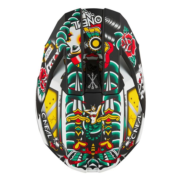Motocross Youth Helm O'Neal 3SRS Inked ECE22.06 / Quin ready Motorradhelm MX – Bild 6