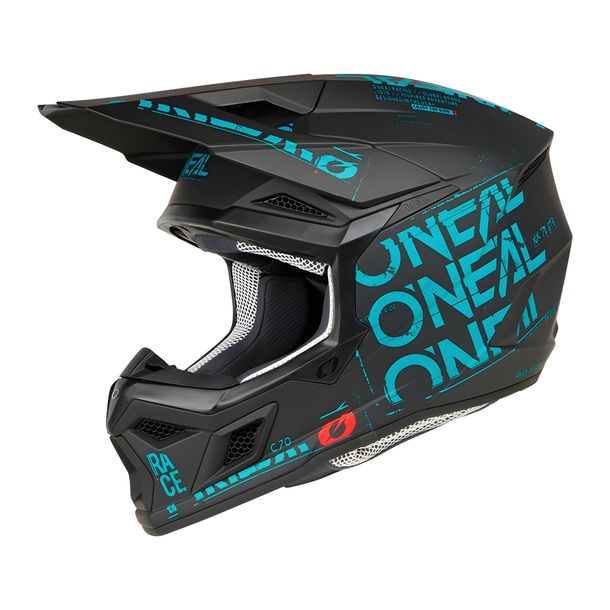 O'Neal 3SRS Static ECE22.06 Motocross Helmet/Quin Ready MX Motorcycle Helmet