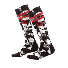 Socken PRO MX O'Neal CROSSBONE Schwarz / Weiß (One Size) MTB MX Motocross