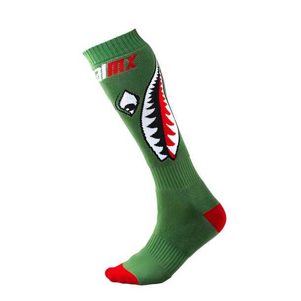 PRO MX O'Neal BOMBER Green Socks (One Size) MTB MX Motocross