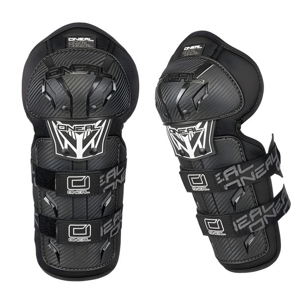 Knieprotektoren O'Neal PRO III Carbon Look Youth Knie Protektor Schwarz MTB MX Motocross