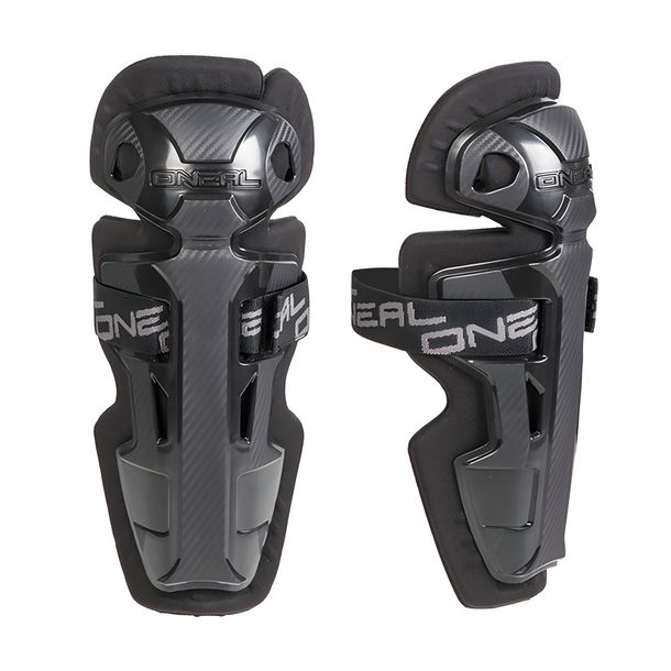Rodilleras O'Neal PRO II RL Carbon Look para jóvenes, negras, MTB MX Motocross