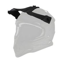 Visera plana negra de repuesto para casco 2SRS
