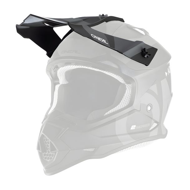 SLICK 2SRS Helmet Replacement Visor Black/Grey