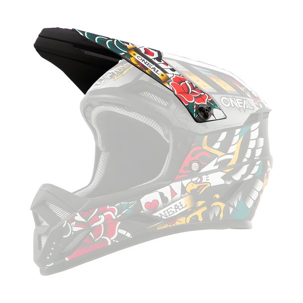 Ersatz Visier BACKFLIP Helm INKED Mehrfarbig