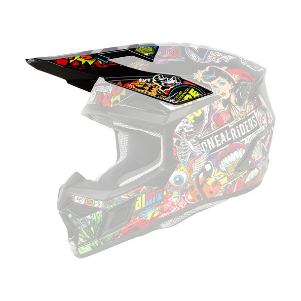 Ersatz Visier 3SRS Youth Helm CRANK Mehrfarbig