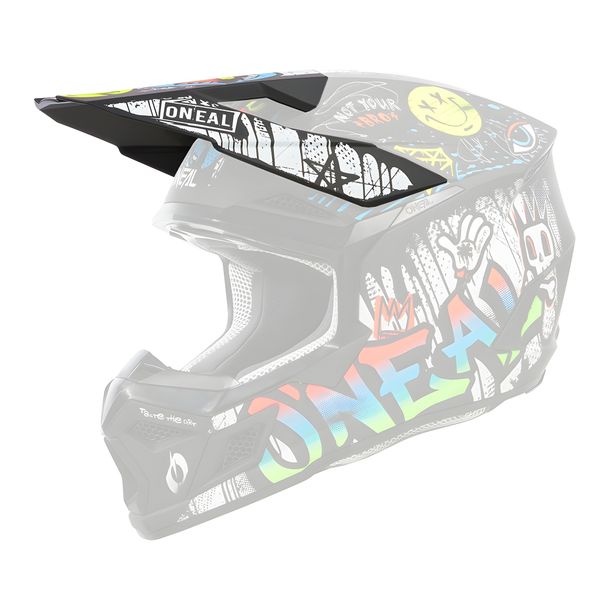 3SRS Youth Helmet RANCID Black/White Replacement Visor