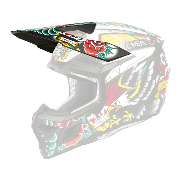 Ersatz Visier 3SRS Youth Helm INKED Mehrfarbig