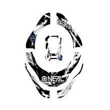Pezzo di ricambio O'Neal per TRON Design Sticker SHOCKER nero/bianco