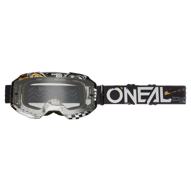 Lunettes transparentes O'Neal B-10 Attack noir/blanc