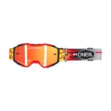 Crossbrille Youth Goggle O'Neal B-10 HR Vícebarevná - radium red Motocross Brýle MTB Trail multi Radium red Goggle MX MTB Motocross Trail Brýle