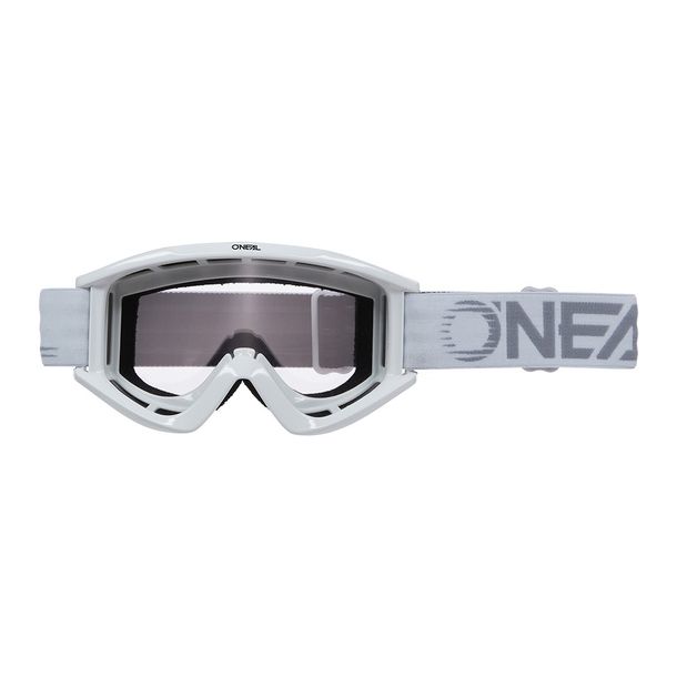 O'Neal B-Zero witte Clear Goggle MX MTB Motocross Trailbril