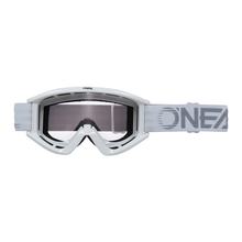 Crossbrille O'Neal B-Zero white Clear Goggle MX MTB Motocross Trail Brille
